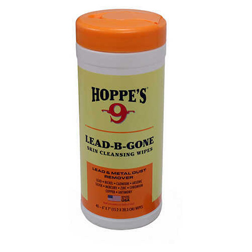 Hoppe's Lead-B-Gone Skin Cleansing Wipes, Package of 40 Md: LBG40