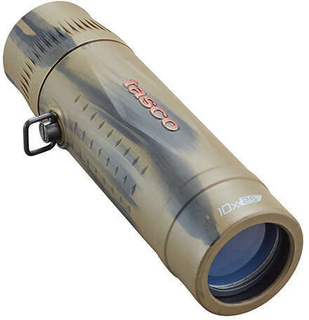 Tasco Monocular 10x25mm, Roof Prism, MC, Brown Camouflage, Boxed Md: 568125B