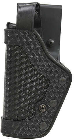 Uncle Mikes Pro 3 Holster H&K USP 9mm .40 .45 Compact Walther P99 Mirage Basketweave Black RH Md: 3530