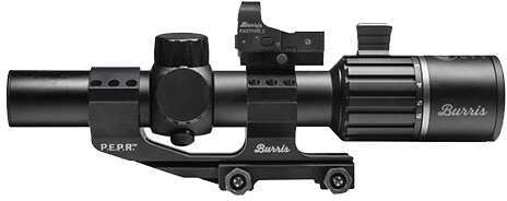 Click to see larger image. Burris M-Tac Riflescope - 1-6x24mm, 30mm Tube, Illuminated Ballistic AR Reticle with FastFire III/Mount Md: