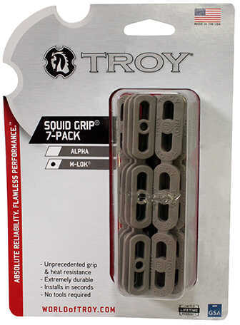 Troy Industries M-Lok Squid Grip Flat Dark Earth Md: SSQD-M7P-00FT-00