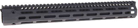 Troy Industries 15.125" SOCC Low Pro Battle Rail, Black Md: SRAI-SR1-15BT-00