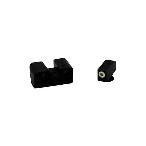 Truglo Tritium Pro Sight High Fits Glock 20 21 29 30 31 32 Large White Focus-Lock Ring onFront & U-Notch Rear