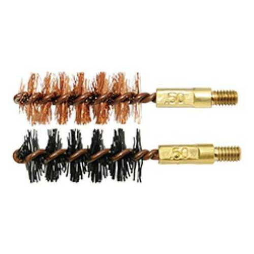 Otis Technologies Bore Brush .50 Caliber 2-Pk 1-Nylon 1-Bronze 8-32MM Thread