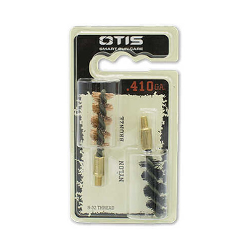 Otis Technologies Bore Brush .410 2-Pack 1-Nylon 1-Bronze 8-32MM Thread