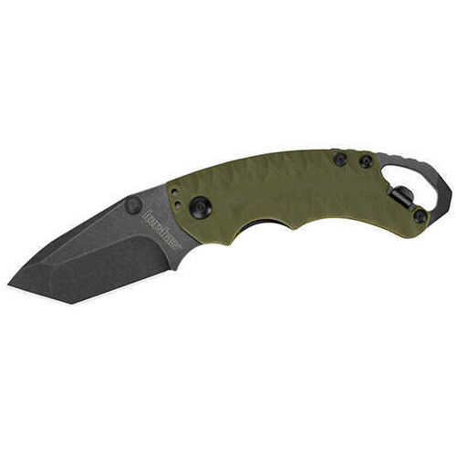 Kershaw Shuffle II Folding Knife 8CR13MOV/BlackWash Plain Tanto Point 2.6" Glass-Filled Nylon 8750TOLBW