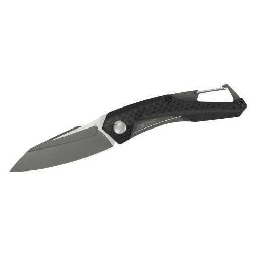 Kershaw Barstow Folding Knife 8CR13MOV Black-Oxide Plain Spear Point Flipper/Pocket Clip 3" Glass-Filled Nylon 3960