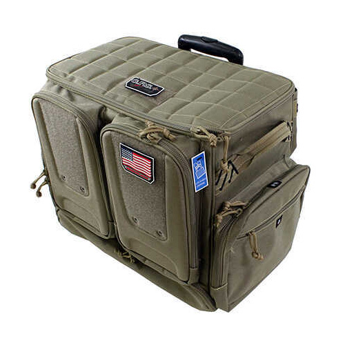 G Outdoors Inc. G Outdoors Range Bag Tactical Rolling, 10 Handguns, Tan ...