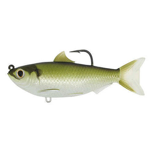 LIVETARGET Lures / Koppers Fishing and Tackle Corp Threadfin Shad Crankbait Freshwwater 3 1/2" 4/0 Hook Medium/Slow Sinking Green/