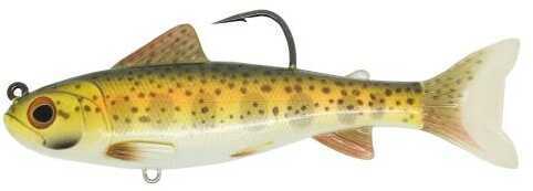 LIVETARGET Lures / Koppers Fishing and Tackle Corp Trout (Parr) Freshwater 4" 5/0 Hook Medium/Slow Sinking Gold/Olive Md: TRS109M