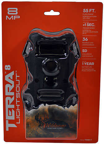 Wildgame Innovations / BA Products Terra 8 Lightsout MP Micro Digi Cam Black Md: TR8B1-7