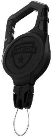 T-Reign Outdoor Products Carabiner Heavy Duty, 48" Kevlar Cord, Black Md: 0TCR-4311
