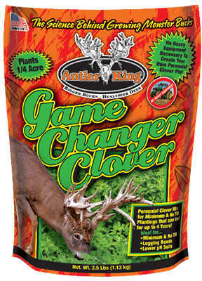 Antler King Food Plot Seed Game Changer Clover Md: gcc2.5