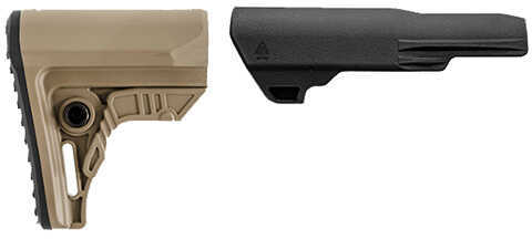 Leapers Inc. UTG Pro AR-15 Ops Ready S4 Mil-Spec Stock Only, Flat Dark Earth Md: RBUS4DMS