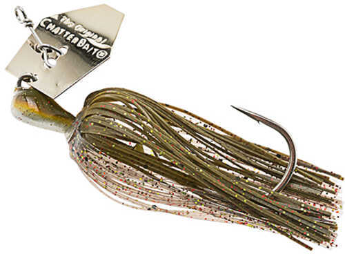 Z-man ChatterBait Elite Lures Freshwater, 3/8 oz Weight, 5/0 Hook, Houdini, Per 1