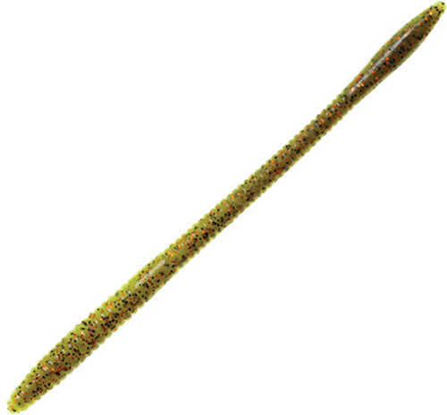 Z-man Finesse Wormz Soft Bait Lures Freshwater, 7" Length, Coppertreuse, Package of 8
