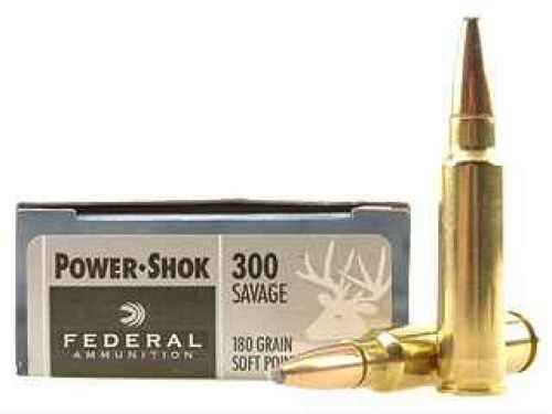 300 Savage 20 Rounds Ammunition Federal Cartridge 180 Grain Soft Point