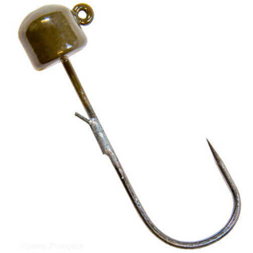 Z-Man / Chatterbait Power Finesse Shroomz Hooks 1/5 oz Weight 3/0 Green Pumpkin Per Md: PJH15-01PK3