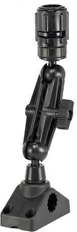 Ball Mounting System - Gear-Head Adapter Post and Side/ Deck Black Md: 0152