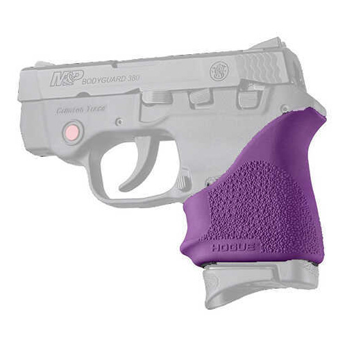 Hogue HandAll Beavertail Grip Smith & Wesson Bodyguard 380/Taurus TCP and Spectrum, Purple Md: 18506