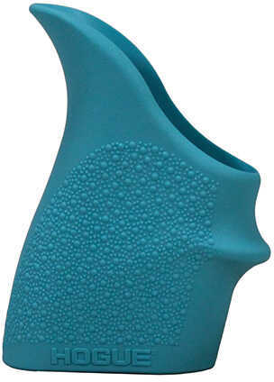 Hogue Handall Sleeve Grip Beavertail, Smith & Wesson M&P Shield 45, Kahr P9/P40/CW9/CW40, Aqua Md: 18304