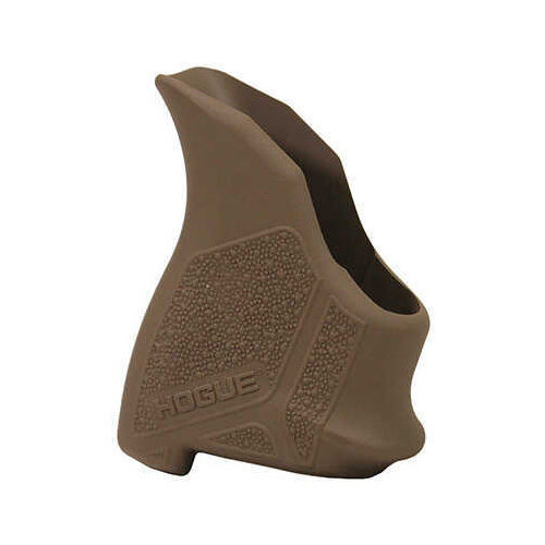 Hogue Grips HandAll Beavertail Pistol Fits Ruger LCP II Rubber Finger Grooves Flat Dark Earth 18123