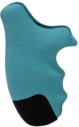 Hogue S&W J Frame Round Butt Grip Centennial/Body Guard Rubber Tamer Aqua Md: 60024