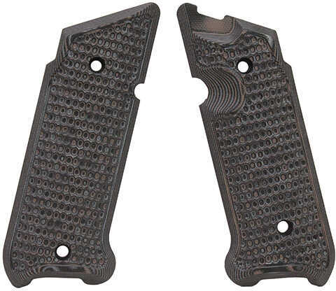Hogue Ruger MK IV Grips G-10, Piranha, G-Mascus, Black/Gray Md: 79137
