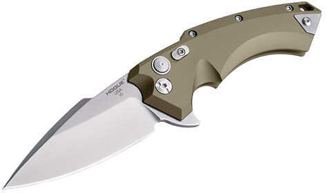 X5 Folding Knife 3.50" Blade CPM154 Spear Point Tumbled Finish FDE Aluminum Frame Md: 34574