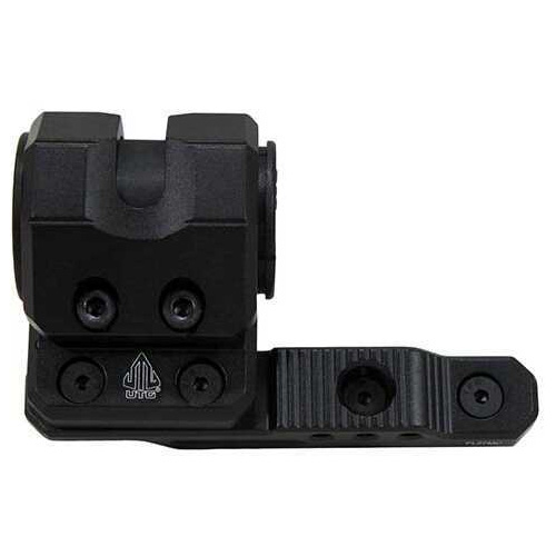 Leapers Inc. UTG Offset Flashlight Ring Mount M0Lok, Matte Black Md: RG-FL27MC