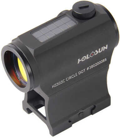 Holosun Paralow Red Dot Sight 1x Selectable Reticle, Weaver-Style Low/Lower Mounts, Solar/Battery Powered,