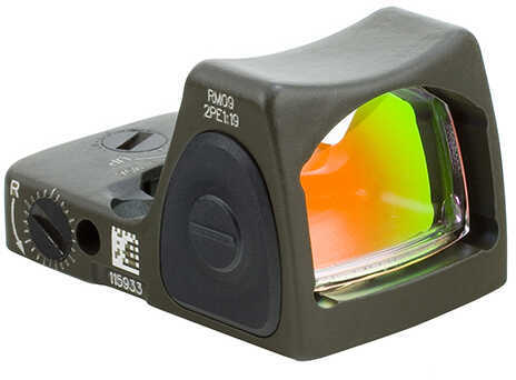 RMR Type 2 Adjustable LED Sight - 1.0 MOA Red Dot Reticle, Cerakote Olive Drab Green Md: RM09-C-7007