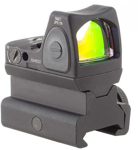 RMR Type 2 Adjustable LED Sight - 6.5 MOA Red Dot Reticle with RM34 Picatinny Rail Mount, Black Md: