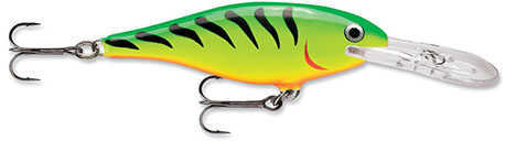 Rapala Shad Lure Freshwater Size 06 2 1/2" Length 5-10 Depth Firetiger Package of