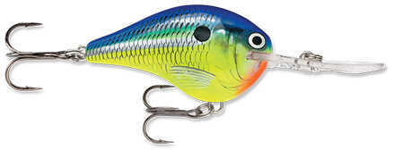 Rapala Dives-To Series Custom Ink Lure Size 10 2 1/4" Length 6 Depth Number 4 Treble Hooks Parrot Per