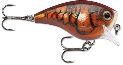 Rapala Balsa Xtreme Brat Hard Bait Lure Freshwater Size 06 2" Length 6 Depth 3/8 oz Blaze Package of 1