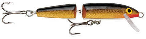 Rapala Jointed Lure Size 05 2" Length 3-5 Depth Number 10 Treble Hooks Gold Per