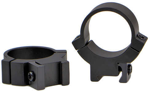 Warne Maxima Horizontal PA Rimfire Scope Rings 3/8 Dovetail Matte Black 1 in. Medium Model: 721M