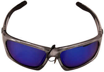 Strike King Lures SK Plus Cypress Sunglasses Shiny Brown Tortiseshell Frame, Multi Layer Green Mirror Amber Base Lens Md