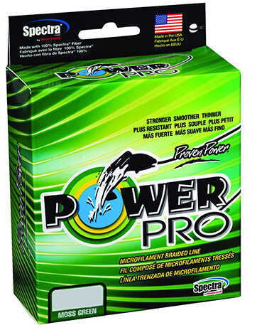 Shimano Power Pro PowerPro Braided Line 300 Yards . 5 lbs Tested, 0.004" Diameter, Moss Green Md: 21100050300