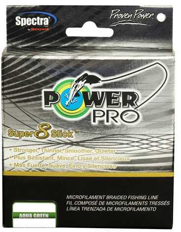 Shimano Power Pro PowerPro Super 8 Slick Braided Line 300 Yards , 10 lbs Tested, 0.006" Diameter, Aqua Green