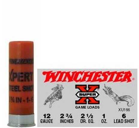 16 Gauge 25 Rounds Ammunition <span style="font-weight:bolder; ">Winchester</span> 2 3/4" 1 oz Lead #6
