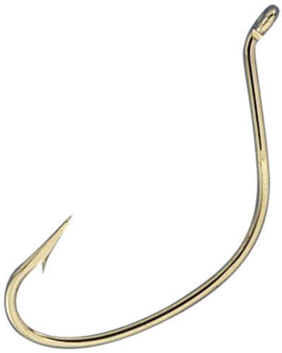 Eagle Claw Lazer Sharp Kahle Hook Size 1/0, Gold, Package of ONE Md: L146G40-1/0