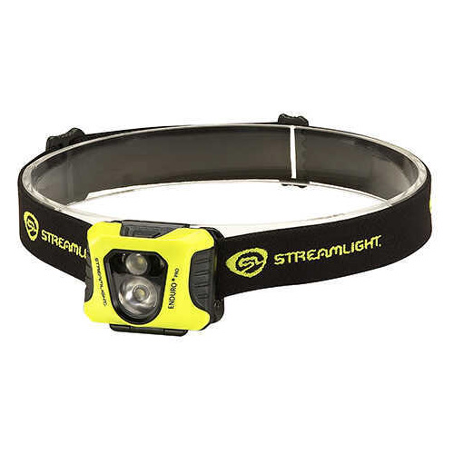 Streamlight Enduro Pro 3 AAA Alkaline Batteries, Elastic Headstrap and Yellow Fascia, Clam Package Md: 61420
