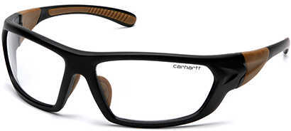 Safety Products Carhartt Billings Glasses Clear Lens with Black/Tan Frame Md: CHB210D