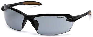 Safety Products Carhartt Spokane Glasses Gray Lens with Black Frame Md: CHB320D