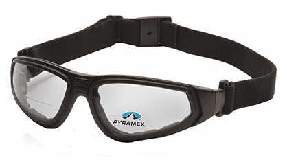 Safety Products XSG Glasses Clear Anti-Fog Reader Lens with Black Strap/Temples Md: GB4010STR
