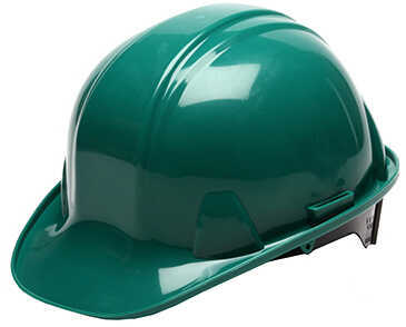 Pyramex Safety Products SL Series 4 Point Ratchet Suspension Hard Hat Green
