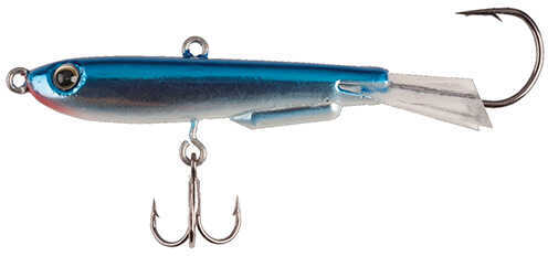 Johnny Darter Hard Bait Lure 3/4" Length 1/8 oz 2 Number 10 Hooks Chrome/Blue Per Md: 1428635