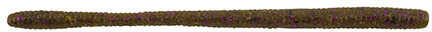 Berkley MaxScent D-Worm Soft Bait Lure 5 1/2" Length, Green Pumpkin Purple Fleck, Per 10 Md: 1436762